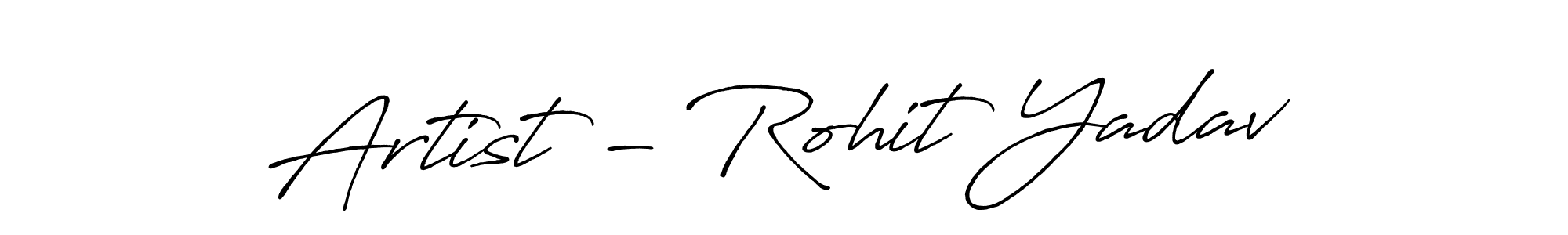 Once you've used our free online signature maker to create your best signature Antro_Vectra_Bolder style, it's time to enjoy all of the benefits that Artist - Rohit Yadav name signing documents. Artist - Rohit Yadav signature style 7 images and pictures png