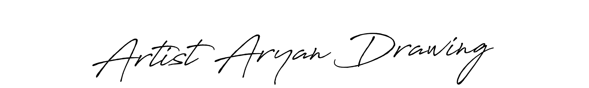 Make a beautiful signature design for name Artist Aryan Drawing. With this signature (Antro_Vectra_Bolder) style, you can create a handwritten signature for free. Artist Aryan Drawing signature style 7 images and pictures png