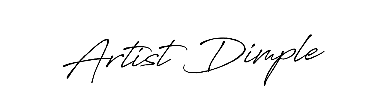 It looks lik you need a new signature style for name Artist Dimple. Design unique handwritten (Antro_Vectra_Bolder) signature with our free signature maker in just a few clicks. Artist Dimple signature style 7 images and pictures png