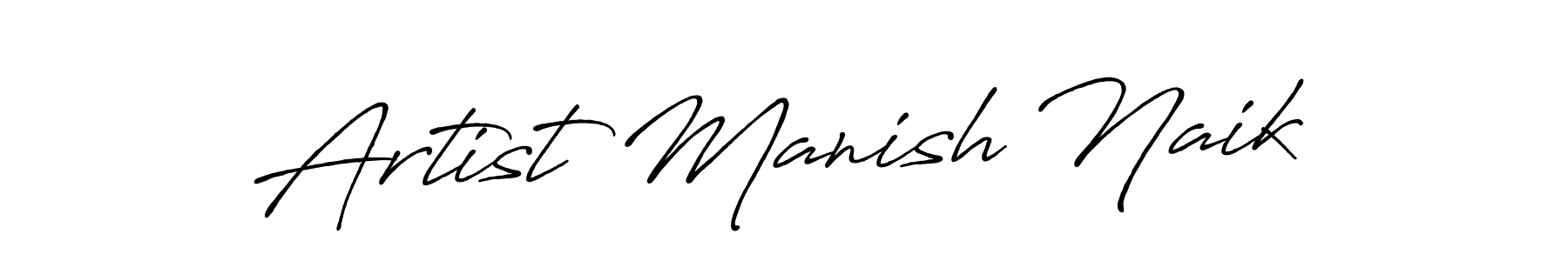 Similarly Antro_Vectra_Bolder is the best handwritten signature design. Signature creator online .You can use it as an online autograph creator for name Artist Manish Naik. Artist Manish Naik signature style 7 images and pictures png