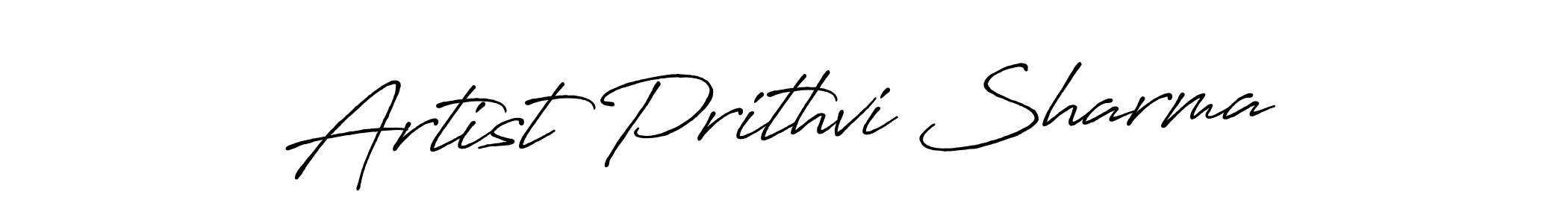 The best way (Antro_Vectra_Bolder) to make a short signature is to pick only two or three words in your name. The name Artist Prithvi Sharma include a total of six letters. For converting this name. Artist Prithvi Sharma signature style 7 images and pictures png