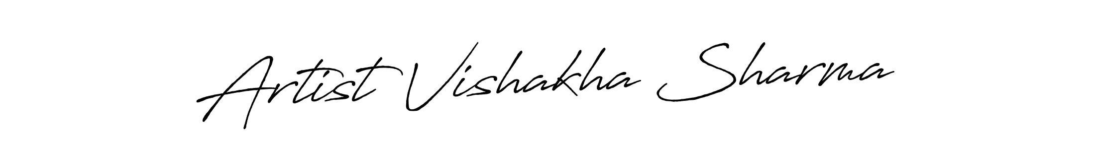 The best way (Antro_Vectra_Bolder) to make a short signature is to pick only two or three words in your name. The name Artist Vishakha Sharma include a total of six letters. For converting this name. Artist Vishakha Sharma signature style 7 images and pictures png