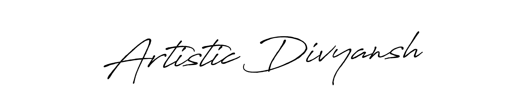 It looks lik you need a new signature style for name Artistic Divyansh. Design unique handwritten (Antro_Vectra_Bolder) signature with our free signature maker in just a few clicks. Artistic Divyansh signature style 7 images and pictures png