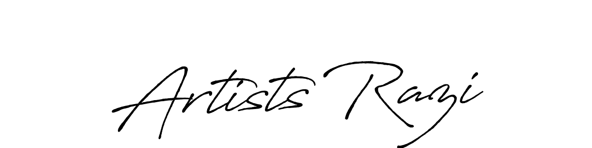 Similarly Antro_Vectra_Bolder is the best handwritten signature design. Signature creator online .You can use it as an online autograph creator for name Artists Razi. Artists Razi signature style 7 images and pictures png
