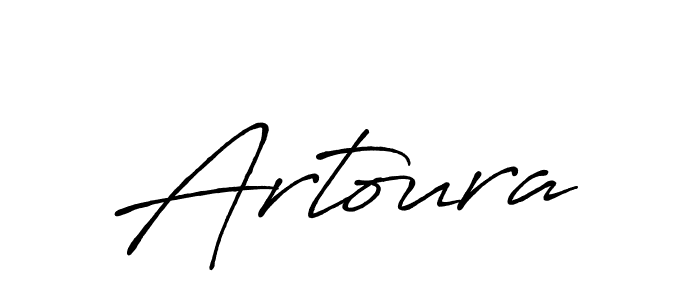 How to make Artoura signature? Antro_Vectra_Bolder is a professional autograph style. Create handwritten signature for Artoura name. Artoura signature style 7 images and pictures png