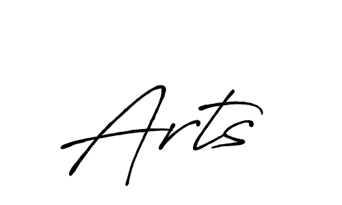 How to make Arts  signature? Antro_Vectra_Bolder is a professional autograph style. Create handwritten signature for Arts  name. Arts  signature style 7 images and pictures png