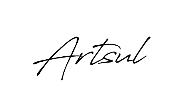 Here are the top 10 professional signature styles for the name Artsul. These are the best autograph styles you can use for your name. Artsul signature style 7 images and pictures png