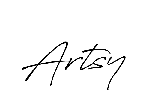 It looks lik you need a new signature style for name Artsy. Design unique handwritten (Antro_Vectra_Bolder) signature with our free signature maker in just a few clicks. Artsy signature style 7 images and pictures png