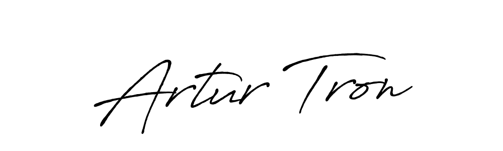 if you are searching for the best signature style for your name Artur Tron. so please give up your signature search. here we have designed multiple signature styles  using Antro_Vectra_Bolder. Artur Tron signature style 7 images and pictures png