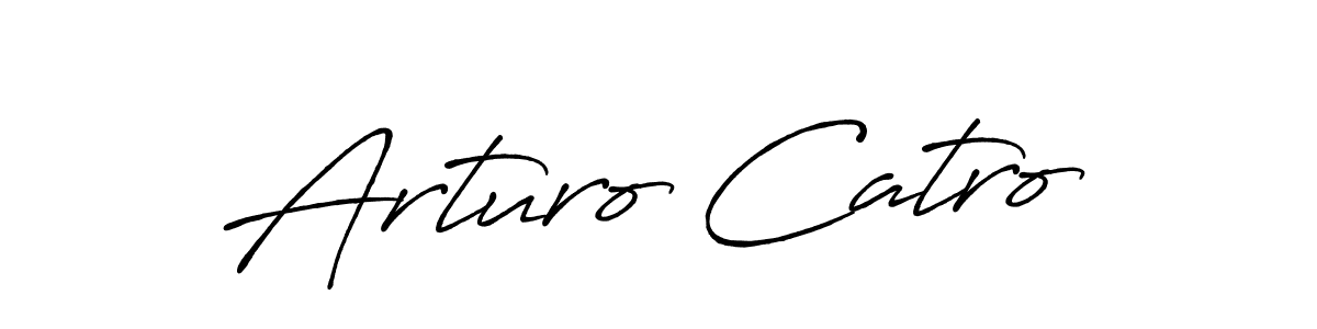 It looks lik you need a new signature style for name Arturo Catro. Design unique handwritten (Antro_Vectra_Bolder) signature with our free signature maker in just a few clicks. Arturo Catro signature style 7 images and pictures png