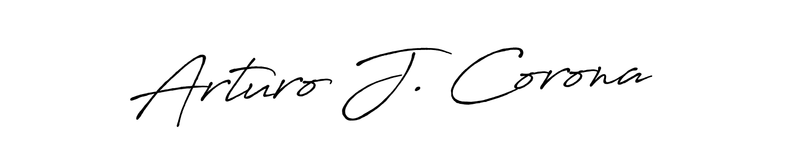 Similarly Antro_Vectra_Bolder is the best handwritten signature design. Signature creator online .You can use it as an online autograph creator for name Arturo J. Corona. Arturo J. Corona signature style 7 images and pictures png
