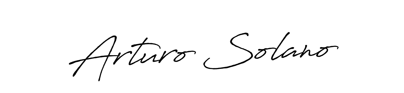 Arturo Solano stylish signature style. Best Handwritten Sign (Antro_Vectra_Bolder) for my name. Handwritten Signature Collection Ideas for my name Arturo Solano. Arturo Solano signature style 7 images and pictures png