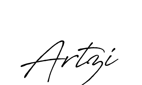 Also we have Artzi name is the best signature style. Create professional handwritten signature collection using Antro_Vectra_Bolder autograph style. Artzi signature style 7 images and pictures png