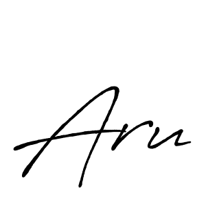 Antro_Vectra_Bolder is a professional signature style that is perfect for those who want to add a touch of class to their signature. It is also a great choice for those who want to make their signature more unique. Get Aru name to fancy signature for free. Aru signature style 7 images and pictures png