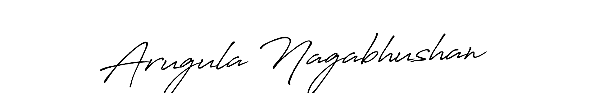 Similarly Antro_Vectra_Bolder is the best handwritten signature design. Signature creator online .You can use it as an online autograph creator for name Arugula Nagabhushan. Arugula Nagabhushan signature style 7 images and pictures png