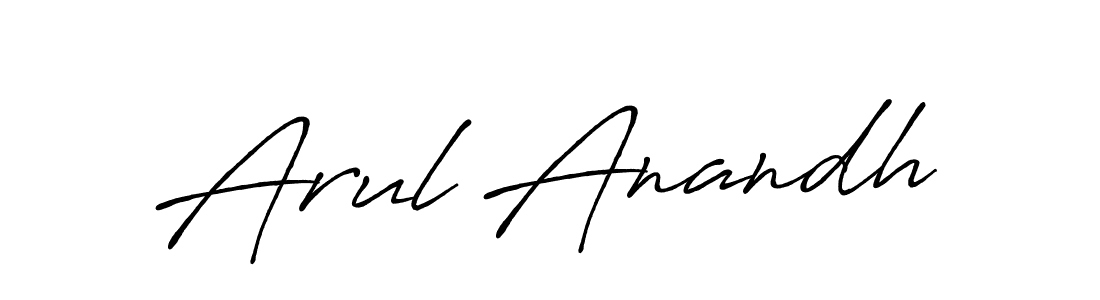 Arul Anandh stylish signature style. Best Handwritten Sign (Antro_Vectra_Bolder) for my name. Handwritten Signature Collection Ideas for my name Arul Anandh. Arul Anandh signature style 7 images and pictures png