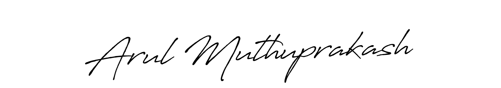 It looks lik you need a new signature style for name Arul Muthuprakash. Design unique handwritten (Antro_Vectra_Bolder) signature with our free signature maker in just a few clicks. Arul Muthuprakash signature style 7 images and pictures png