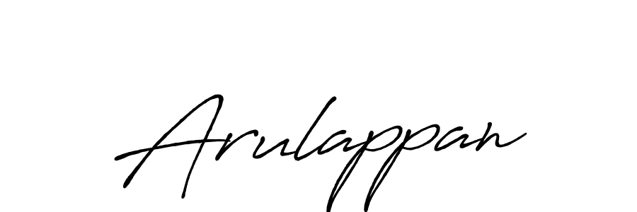 Design your own signature with our free online signature maker. With this signature software, you can create a handwritten (Antro_Vectra_Bolder) signature for name Arulappan. Arulappan signature style 7 images and pictures png