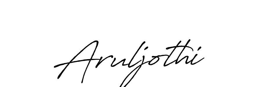 Use a signature maker to create a handwritten signature online. With this signature software, you can design (Antro_Vectra_Bolder) your own signature for name Aruljothi. Aruljothi signature style 7 images and pictures png