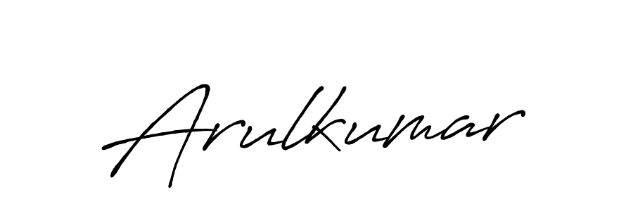 Create a beautiful signature design for name Arulkumar. With this signature (Antro_Vectra_Bolder) fonts, you can make a handwritten signature for free. Arulkumar signature style 7 images and pictures png