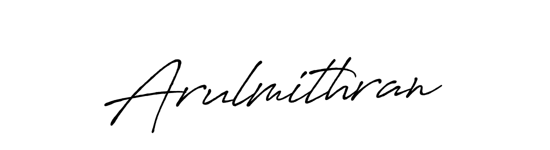 Create a beautiful signature design for name Arulmithran. With this signature (Antro_Vectra_Bolder) fonts, you can make a handwritten signature for free. Arulmithran signature style 7 images and pictures png