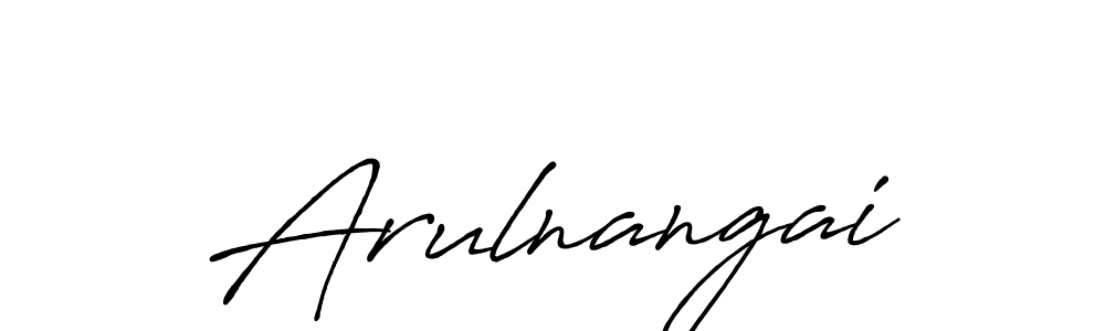 Design your own signature with our free online signature maker. With this signature software, you can create a handwritten (Antro_Vectra_Bolder) signature for name Arulnangai. Arulnangai signature style 7 images and pictures png