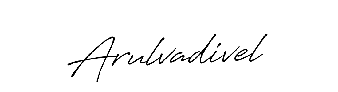 How to make Arulvadivel name signature. Use Antro_Vectra_Bolder style for creating short signs online. This is the latest handwritten sign. Arulvadivel signature style 7 images and pictures png