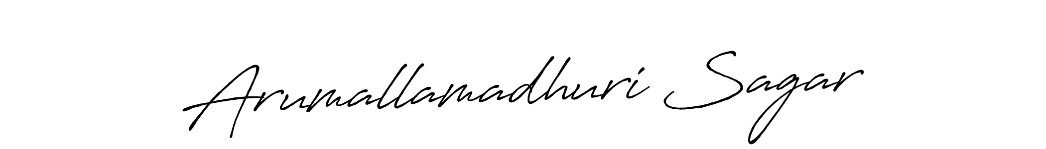 if you are searching for the best signature style for your name Arumallamadhuri Sagar. so please give up your signature search. here we have designed multiple signature styles  using Antro_Vectra_Bolder. Arumallamadhuri Sagar signature style 7 images and pictures png