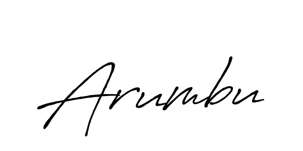 Also we have Arumbu name is the best signature style. Create professional handwritten signature collection using Antro_Vectra_Bolder autograph style. Arumbu signature style 7 images and pictures png