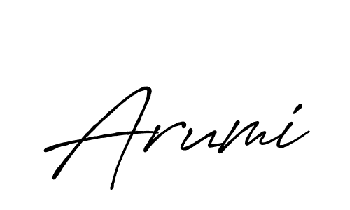 Once you've used our free online signature maker to create your best signature Antro_Vectra_Bolder style, it's time to enjoy all of the benefits that Arumi name signing documents. Arumi signature style 7 images and pictures png