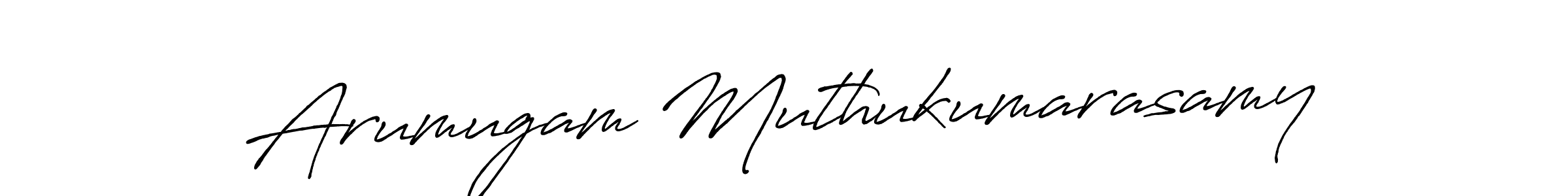 Antro_Vectra_Bolder is a professional signature style that is perfect for those who want to add a touch of class to their signature. It is also a great choice for those who want to make their signature more unique. Get Arumugam Muthukumarasamy name to fancy signature for free. Arumugam Muthukumarasamy signature style 7 images and pictures png