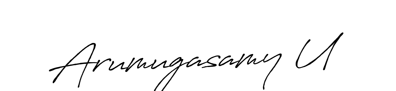 You can use this online signature creator to create a handwritten signature for the name Arumugasamy U. This is the best online autograph maker. Arumugasamy U signature style 7 images and pictures png
