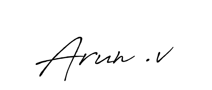 How to Draw Arun .v signature style? Antro_Vectra_Bolder is a latest design signature styles for name Arun .v. Arun .v signature style 7 images and pictures png