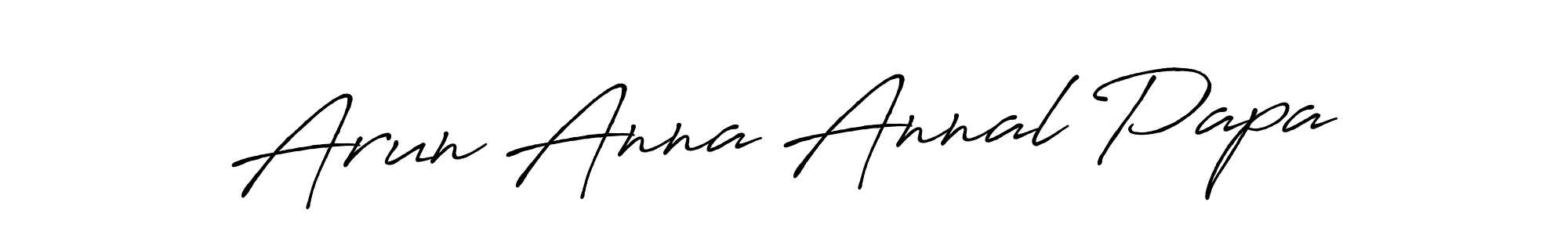 Also You can easily find your signature by using the search form. We will create Arun Anna Annal Papa name handwritten signature images for you free of cost using Antro_Vectra_Bolder sign style. Arun Anna Annal Papa signature style 7 images and pictures png