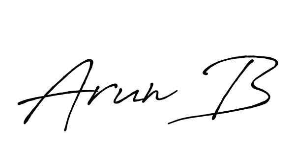 Make a short Arun B signature style. Manage your documents anywhere anytime using Antro_Vectra_Bolder. Create and add eSignatures, submit forms, share and send files easily. Arun B signature style 7 images and pictures png
