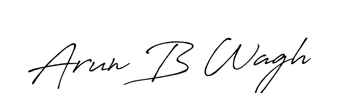 The best way (Antro_Vectra_Bolder) to make a short signature is to pick only two or three words in your name. The name Arun B Wagh include a total of six letters. For converting this name. Arun B Wagh signature style 7 images and pictures png