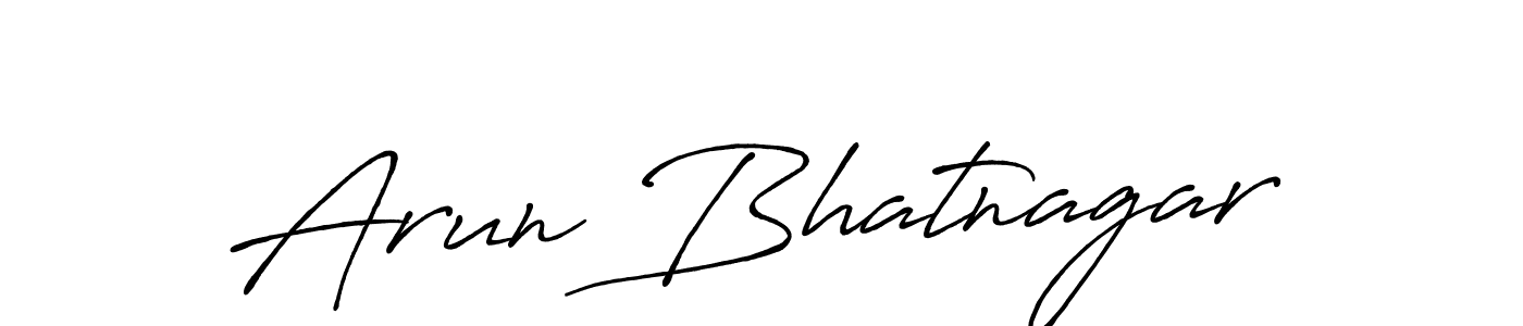Also we have Arun Bhatnagar name is the best signature style. Create professional handwritten signature collection using Antro_Vectra_Bolder autograph style. Arun Bhatnagar signature style 7 images and pictures png