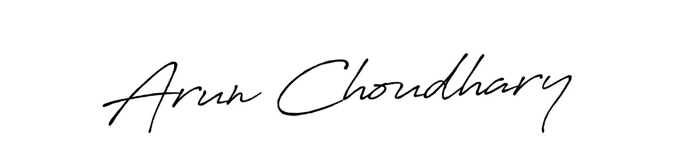 It looks lik you need a new signature style for name Arun Choudhary. Design unique handwritten (Antro_Vectra_Bolder) signature with our free signature maker in just a few clicks. Arun Choudhary signature style 7 images and pictures png