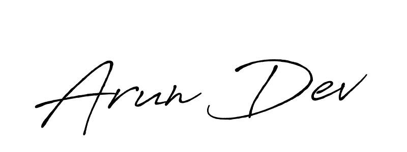 It looks lik you need a new signature style for name Arun Dev. Design unique handwritten (Antro_Vectra_Bolder) signature with our free signature maker in just a few clicks. Arun Dev signature style 7 images and pictures png