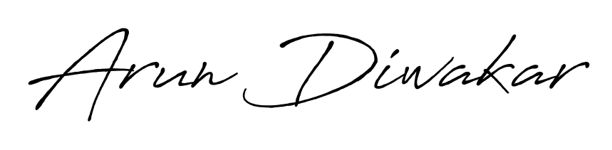The Antro_Vectra_Bolder font gives name Arun Diwakar a signature that looks effortless yet distinguished. Download high-res PNG instantly. Arun Diwakar signature style 7 images and pictures png