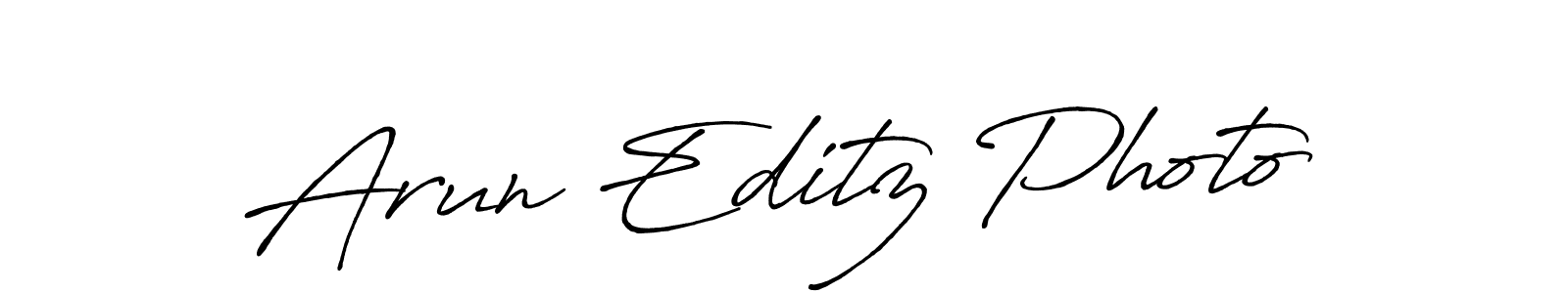 How to make Arun Editz Photo signature? Antro_Vectra_Bolder is a professional autograph style. Create handwritten signature for Arun Editz Photo name. Arun Editz Photo signature style 7 images and pictures png