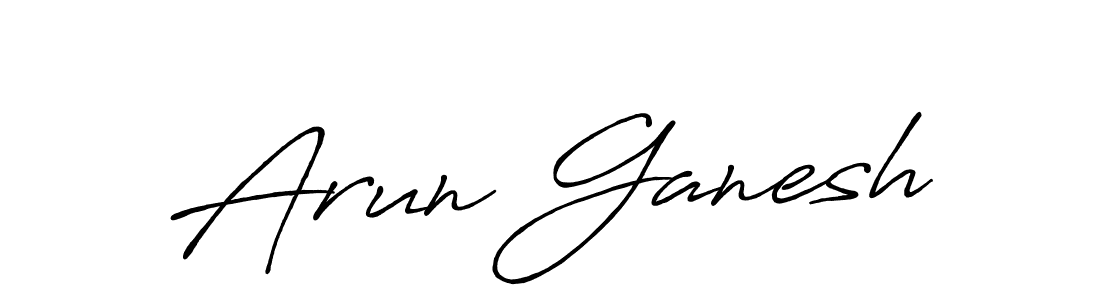 Best and Professional Signature Style for Arun Ganesh. Antro_Vectra_Bolder Best Signature Style Collection. Arun Ganesh signature style 7 images and pictures png