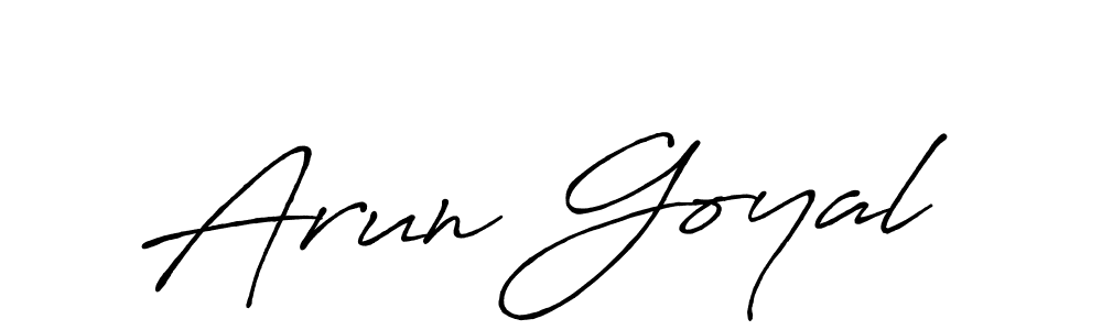 This is the best signature style for the Arun Goyal name. Also you like these signature font (Antro_Vectra_Bolder). Mix name signature. Arun Goyal signature style 7 images and pictures png