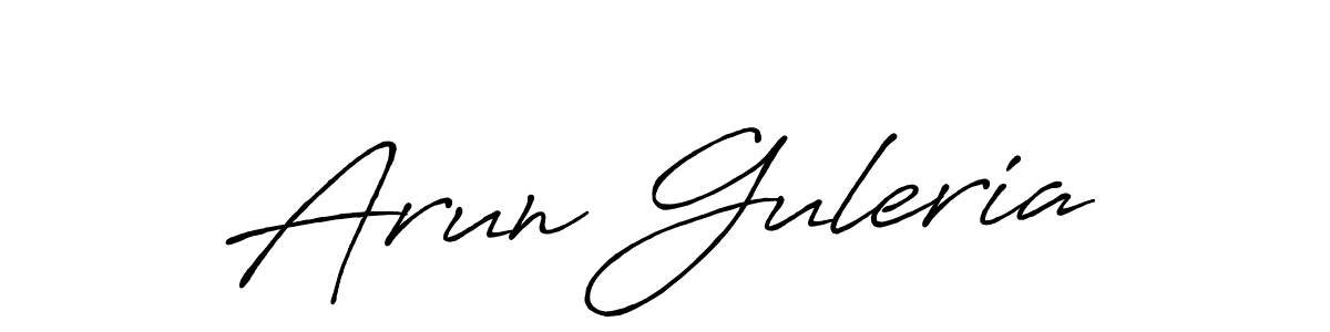 How to make Arun Guleria signature? Antro_Vectra_Bolder is a professional autograph style. Create handwritten signature for Arun Guleria name. Arun Guleria signature style 7 images and pictures png