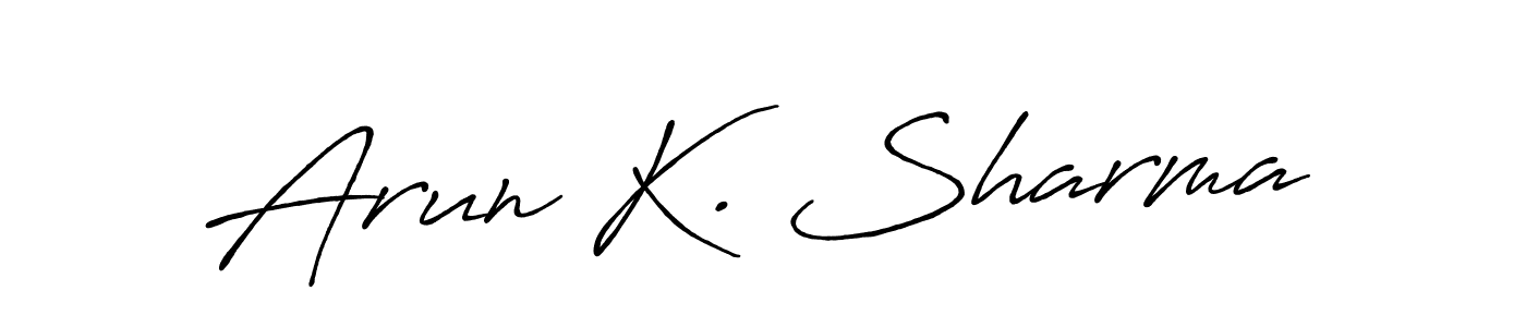 Once you've used our free online signature maker to create your best signature Antro_Vectra_Bolder style, it's time to enjoy all of the benefits that Arun K. Sharma name signing documents. Arun K. Sharma signature style 7 images and pictures png