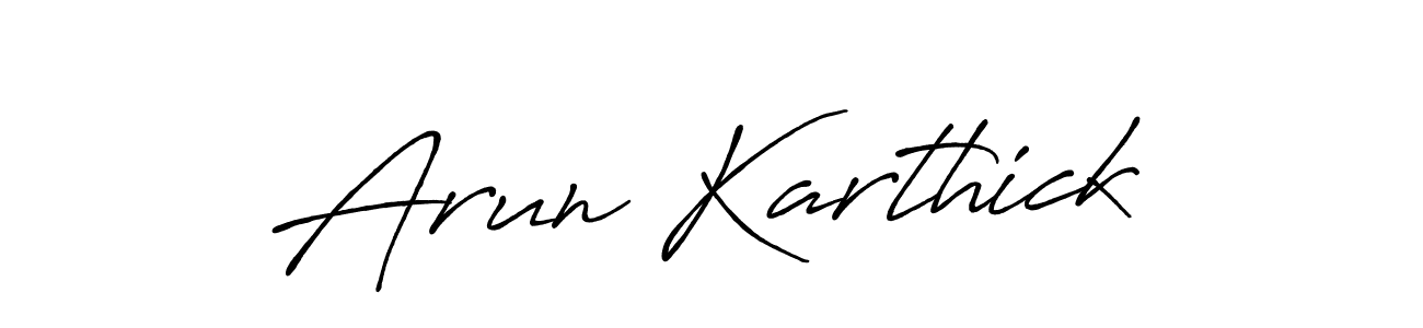 Similarly Antro_Vectra_Bolder is the best handwritten signature design. Signature creator online .You can use it as an online autograph creator for name Arun Karthick. Arun Karthick signature style 7 images and pictures png