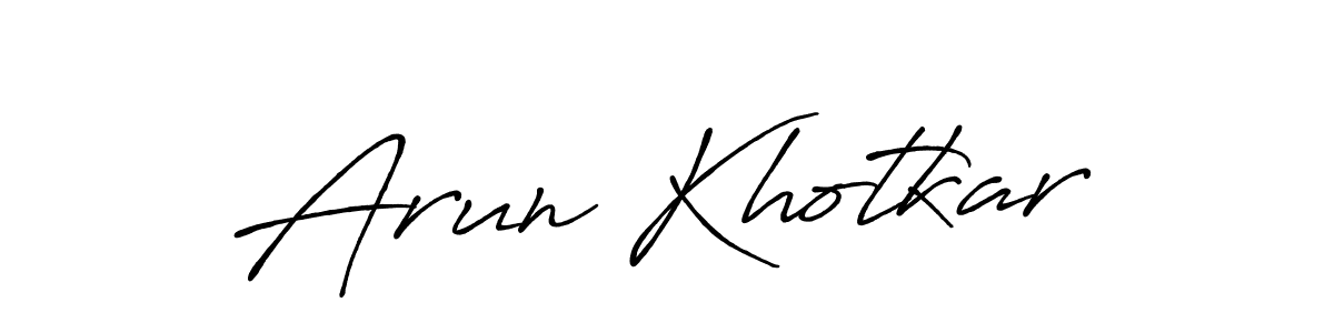 Best and Professional Signature Style for Arun Khotkar. Antro_Vectra_Bolder Best Signature Style Collection. Arun Khotkar signature style 7 images and pictures png