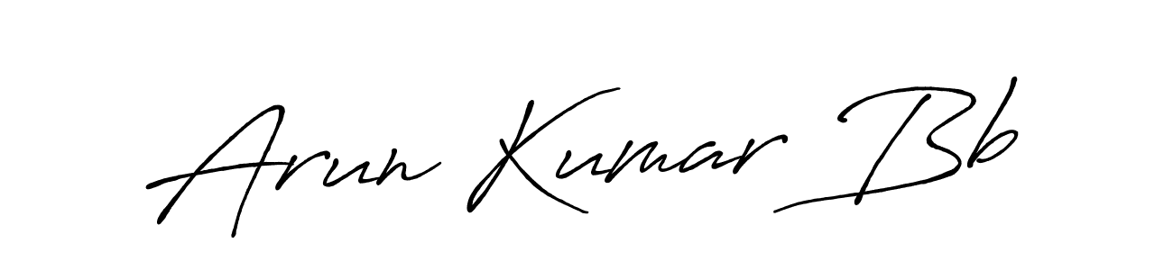 Design your own signature with our free online signature maker. With this signature software, you can create a handwritten (Antro_Vectra_Bolder) signature for name Arun Kumar Bb. Arun Kumar Bb signature style 7 images and pictures png