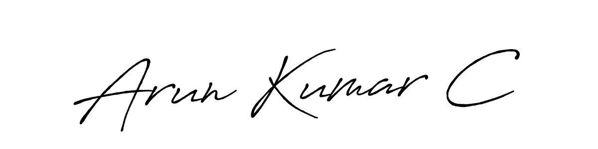 How to Draw Arun Kumar C signature style? Antro_Vectra_Bolder is a latest design signature styles for name Arun Kumar C. Arun Kumar C signature style 7 images and pictures png