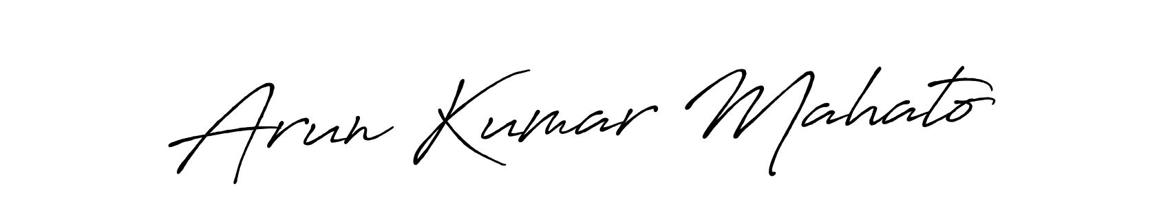 Once you've used our free online signature maker to create your best signature Antro_Vectra_Bolder style, it's time to enjoy all of the benefits that Arun Kumar Mahato name signing documents. Arun Kumar Mahato signature style 7 images and pictures png